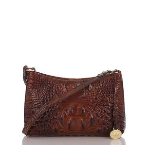 Brahmin mini pecan shoulder bag